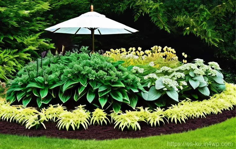 정원에서 다년생 식물의 기후 적응 전략 - **A Gardener Tending to Soil Health and Water Conservation**
    A person, casually dressed in garde...